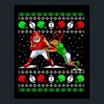 Footbyll Player Reindeer Ugly Christmas Pajama Fun Poster<br><div class="desc">Footbyll Player Reindeer Ugly Christmas Pajama Fun X-mas</div>