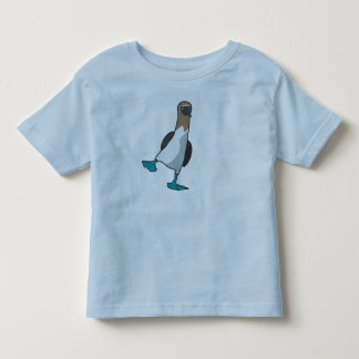 footed booby för blått t-shirt