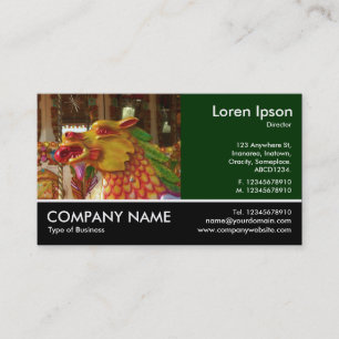 Footfoto - Merry-go-round Dragon Visitkort
