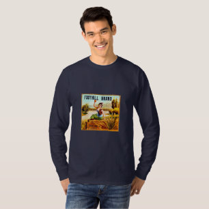Foothillen brännmärker den orange lådakonstT-tr T Shirt