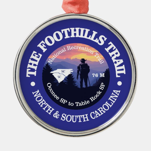 Foothills Trail (rd2) Julgransprydnad Metall (Framsidan)
