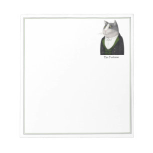 FOOTMAN CAT 5.5x6-Anteckningsblock Anteckningsblock
