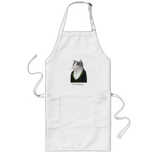FOOTMAN CAT Long Apron Långt Förkläde