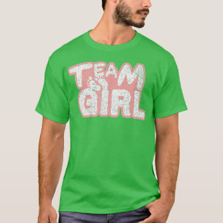 Footprint Baby Shower Team Girl Girl Baby Party Ge T Shirt