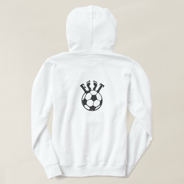 Footprint of Victory Hoodie (Design baksida)