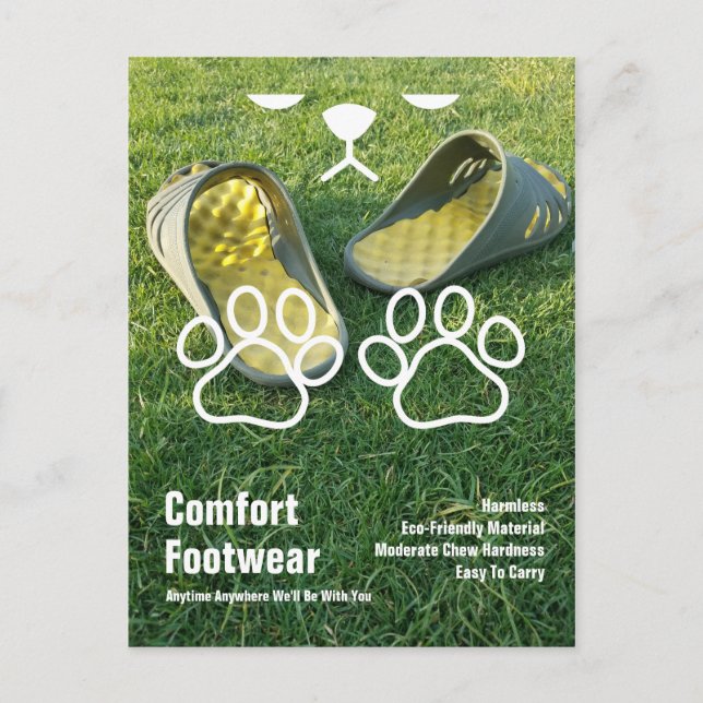 Footwear för besättning vykort (Framsida)