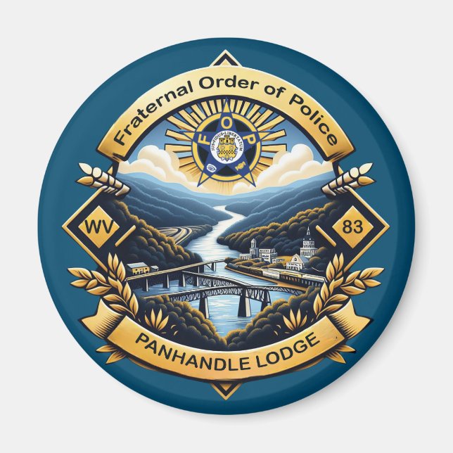 FOP Lodge 83 Magnet (Framsidan)