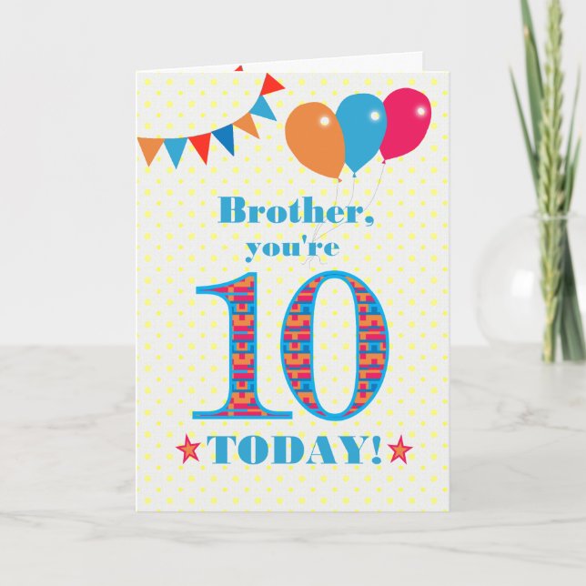För 10-dagarsbussadaptern Brother Kort (Framsida)