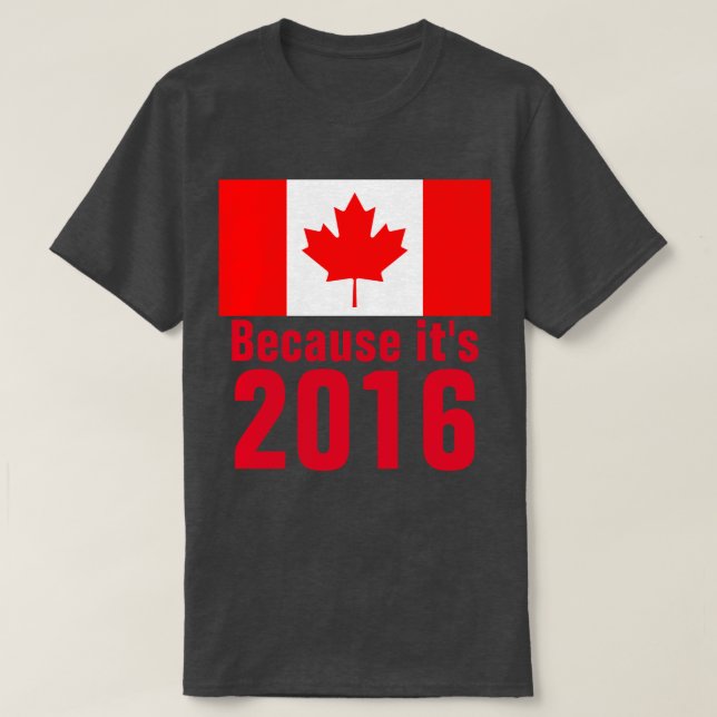 För 2016 är CANADA T-Shirt (Design framsida)