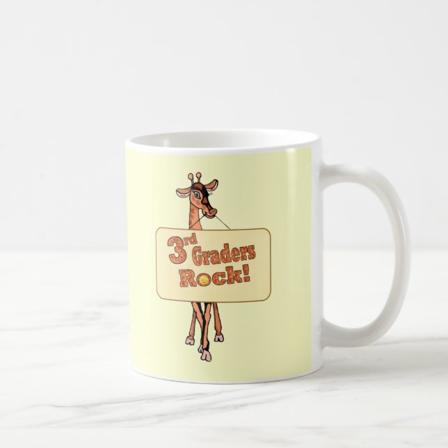 "För 3rd design väghyvelsten" för giraff Kaffemugg (Höger)