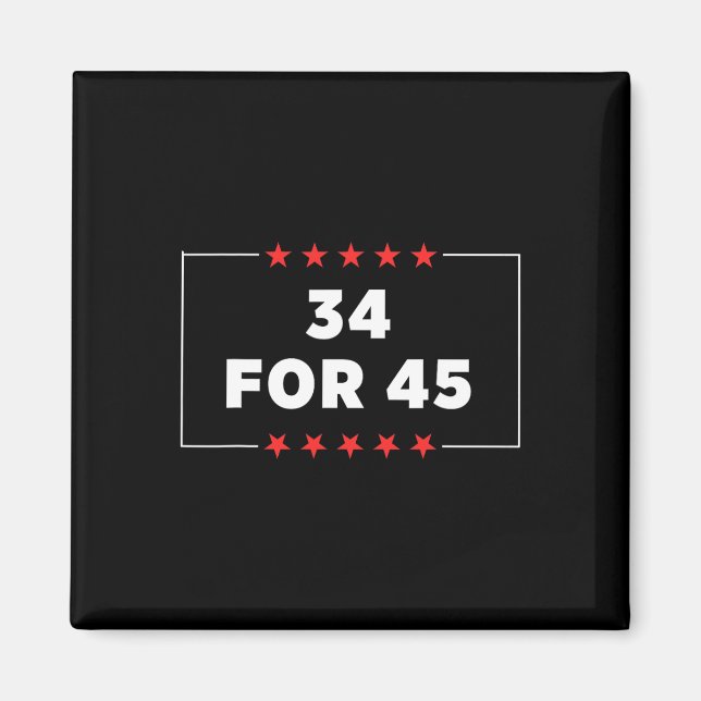 För 45 dömda trumpor magnet (Framsidan)