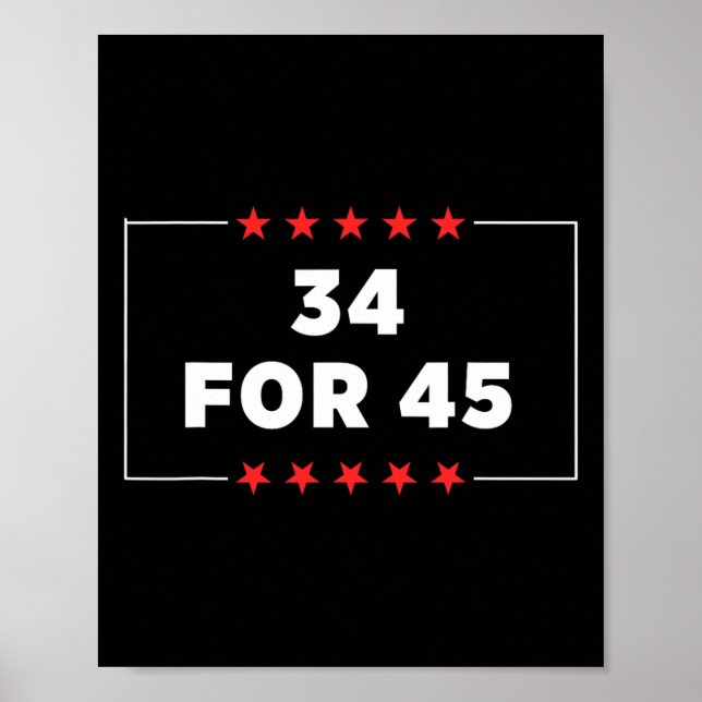 För 45 dömda trumpor poster (Framsidan)