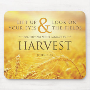 För 4:35bibel för skörd Mousepad - John Verse Musmatta