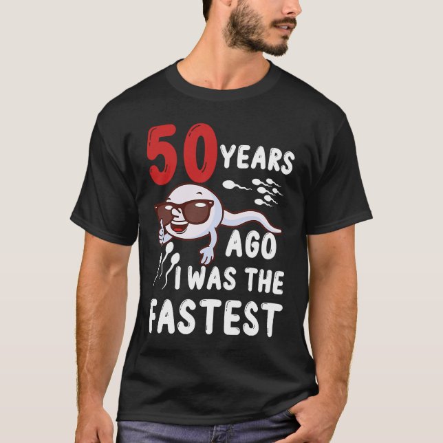 För 50 år sedan var jag den snabbaste fågeln t shirt (Framsida)