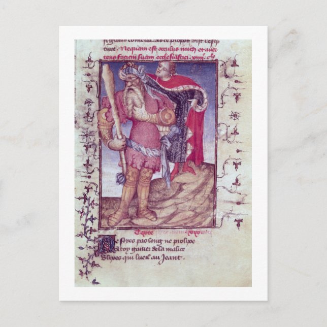 För 606 f.11 Odysseus piercing öga i Cyklop Vykort (Framsida)