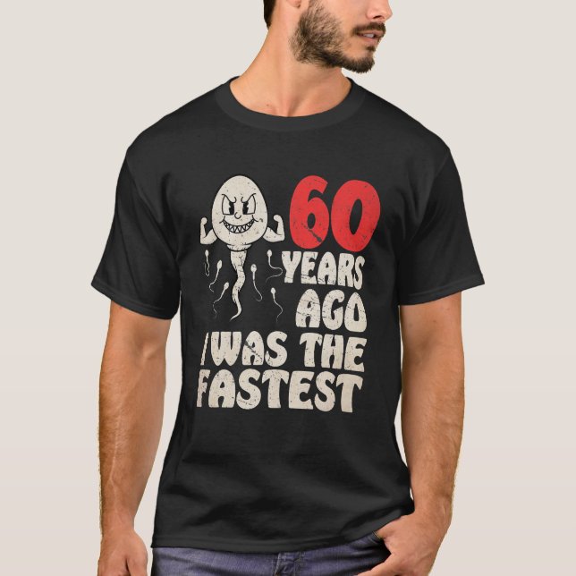 För 60 år sedan var jag 60 år sen. t shirt (Framsida)