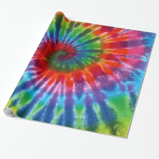 För 60-talTie för Hippy fred Retro färg Presentpapper