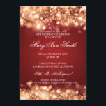 För 60th Sparkling ljus födelsedagsfestguld för Inbjudningar<br><div class="desc">Födelsedagsfest inbjudandesignen för eleganten 60th med sofistikerad guld- röd Sparkling tänder motiv,  anpassningsbarnamn och daterar och extra text. Imponera dina familj och vänner med denna stilfulla och moderna design. Fullständigt anpassade! Enkelt att använda och lätt att personifiera.</div>
