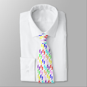 För 70-talneon för KRW Retro Tie för fot Slips