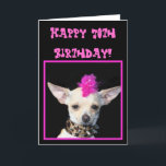 För 70th kort för hälsning födelsedagChihuahua för<br><div class="desc">För 70th kort för hälsning födelsedagChihuahua för lycklig Punk</div>