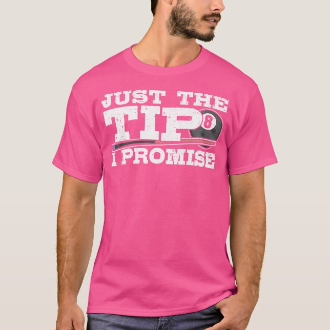 För 8-Boll Bassäng Billiard Player T Shirt (Framsida)