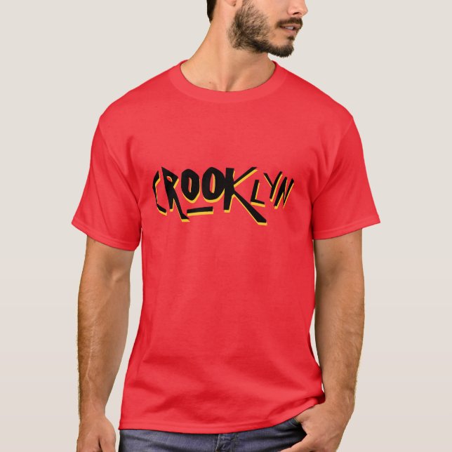 För 90-talstil för CROOKLYN Brooklyn T-tröja Tee (Framsida)