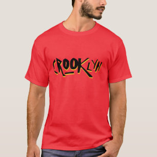 För 90-talstil för CROOKLYN Brooklyn T-tröja Tee Shirt
