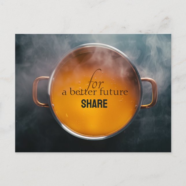 For a Better Future Share Vykort (Framsida)