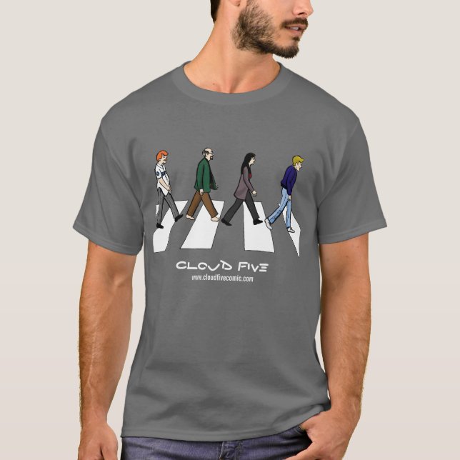 För AbbeyRd för moln fem T-tröja Tee Shirt (Framsida)