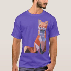 För Abstrakt Polygon Art Coola Gift Geometric Anim T Shirt
