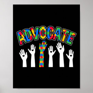 För Aby Therapist Teacher Parent Autism Awareness Poster