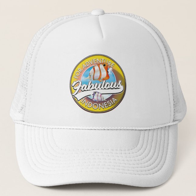 För Adventure Fabulous Indonesia logotyp Keps (Framsida)