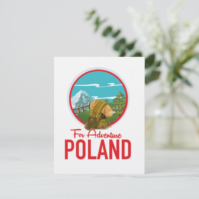 För Adventure Poland Travel logotyp (Stående Fram)