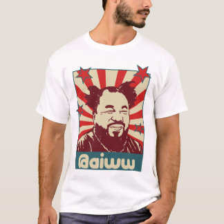 För @aiwwTwitter för Ai Weiwei T-tröja T-shirt