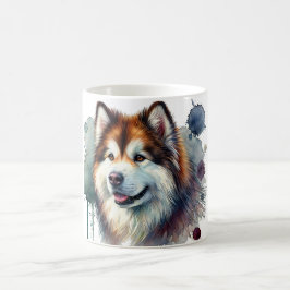 🐾 för Alaska Malamute Älskare! 🐾 Kaffemugg