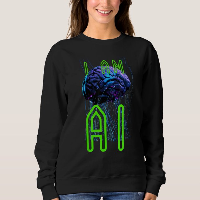 For all artificial intelligence advocates AI T Shirt (Framsida)