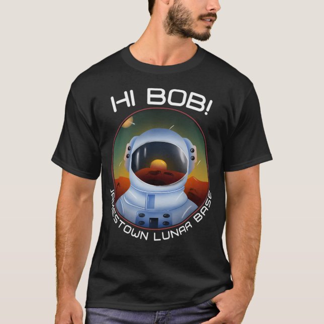 För alla Mankind Hi Bob Jamestown Måne Base T Shirt (Framsida)