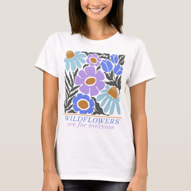 För alla Modern Nouveau Stil T Shirt (Framsida)