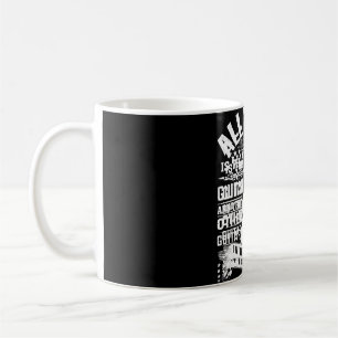 För alla musiker behöver jag bara den här gitarren kaffemugg