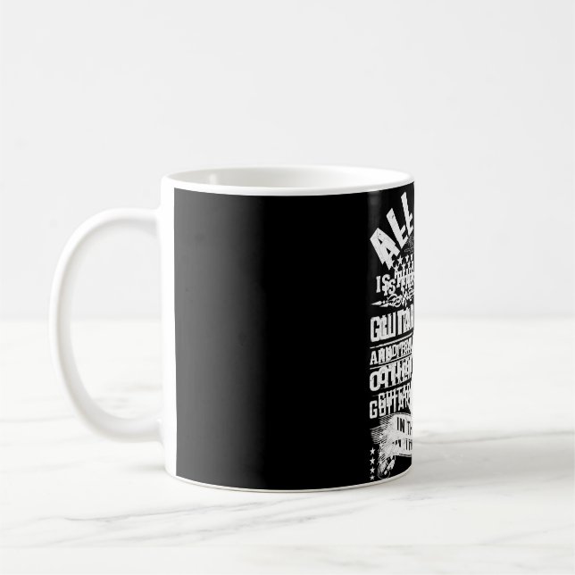För alla musiker behöver jag bara den här gitarren kaffemugg (Vänster)