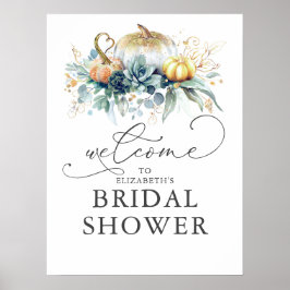 För alla Party - Pumpor och Succulents Välkomstpro Poster