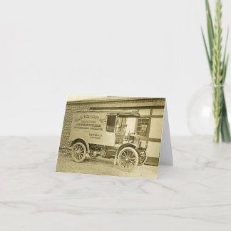 För Allfather för vintage antik lastbil Notecard Kort