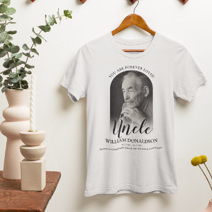 För alltid älskad farbror Foto minnes T-shirt