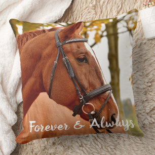För alltid horse memorial Keepsaké Photo Kudde