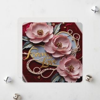 För alltid i Kärlek Valentine-kort Julkort