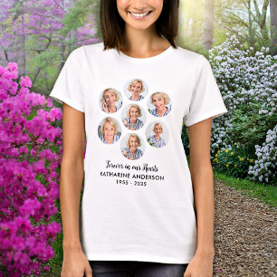 För alltid i vår Hearts Anpassningsbar 7 Fotominne T Shirt