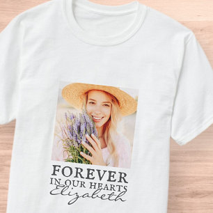För alltid i vår Hearts enkla fotominnesstund f T Shirt