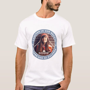 För alltid i vår Hearts Modern Simple Anpassning T Shirt
