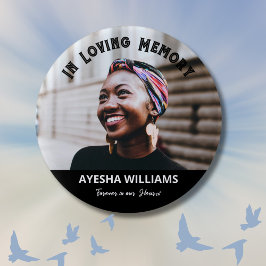 För alltid i vår minnesminnesknapp för Hjärtsminne Knapp