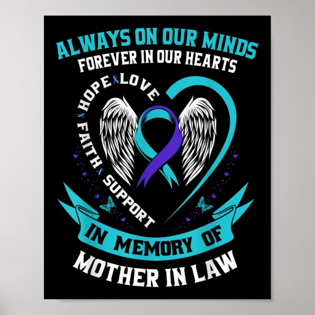 För alltid i vår Svärmor Suicide Awaren Poster (Framsidan)